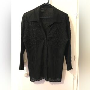 Chic Black Button Down Shirt for Women